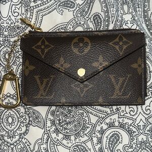 Louis Vuitton Dark Brown Monogram Keychain Wallet